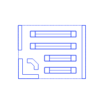 Layouts Retail Stores Outline Icon Svg Set Free Vectors